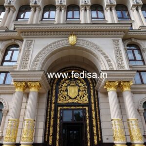 Hotel Exterior Entrance Gate Design with Grand Appeal No-4893