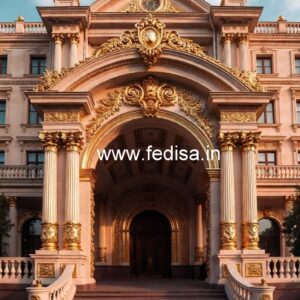 Contemporary Hotel Gate Design with Elegant Style No-4894