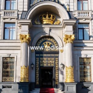 Contemporary Hotel Elevation Design with Luxury Style No-4904