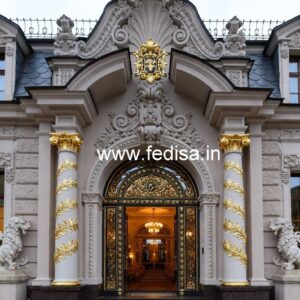 Grand Hotel Front Elevation Design Ideas No-4909