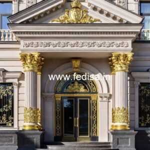 Hotel Front Elevation Design for Commercial Buildings No-4927