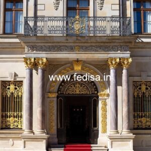 Luxury Hotel Elevation Design with Royal Look No-4938
