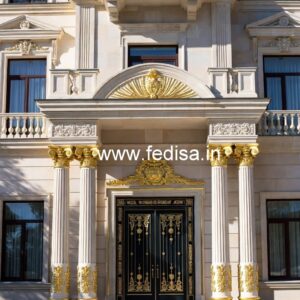 Grand Luxury Hotel Front Elevation Design No-4945