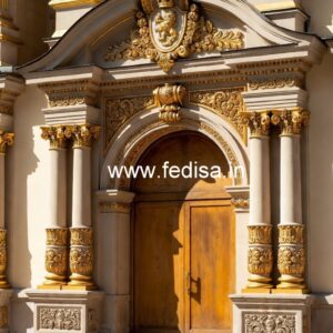 Luxury Hotel Elevation Design with Balcony Lighting No-4975