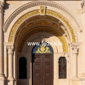 Hotel Elevation Design with Elegant Exterior Finish No-4997
