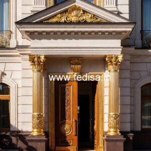 Hotel Building Front Design No-5007