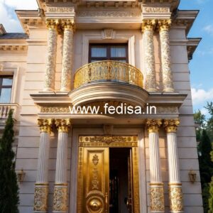 Elegant Luxury Hotel Exterior Elevation Designs No-5204