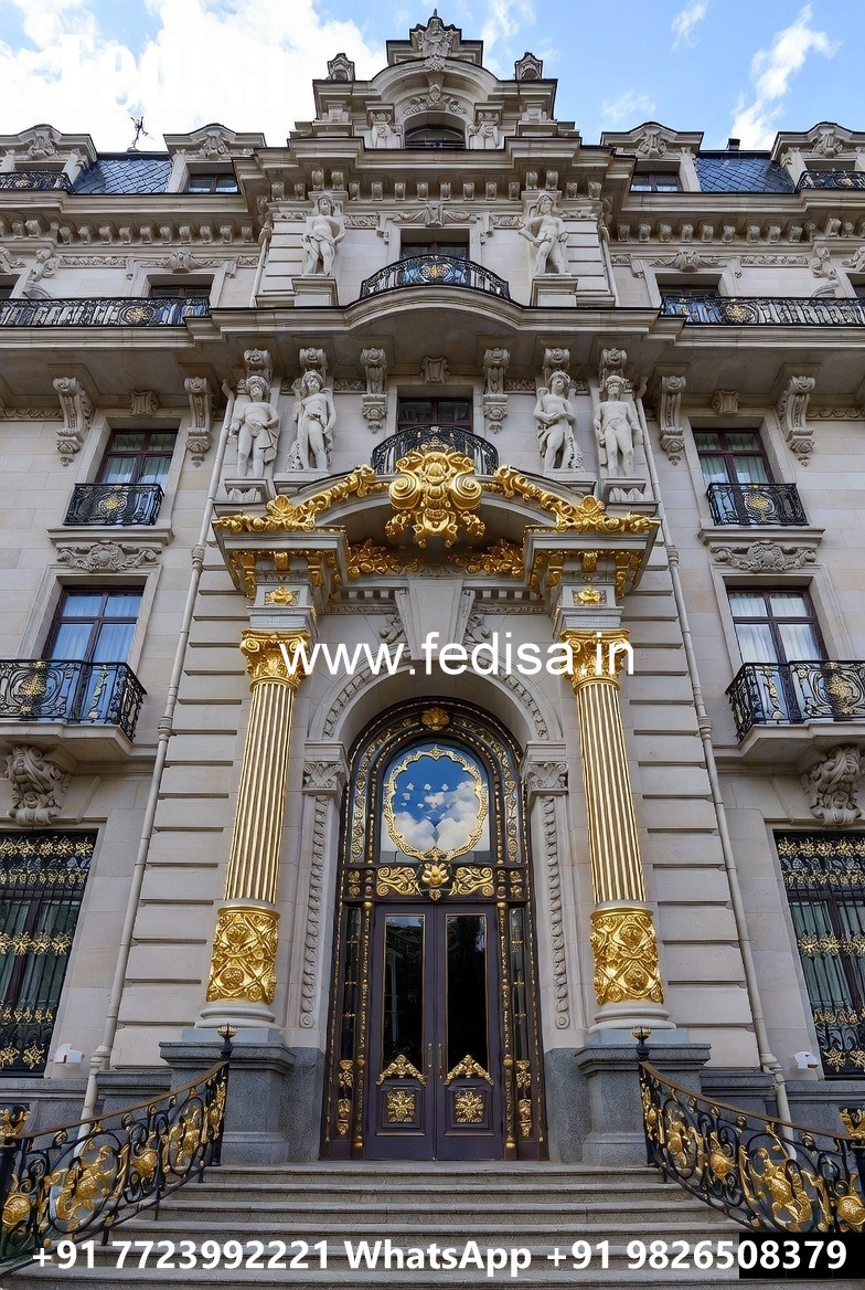 Luxury Hotel Front View Elevation Designs No-5217