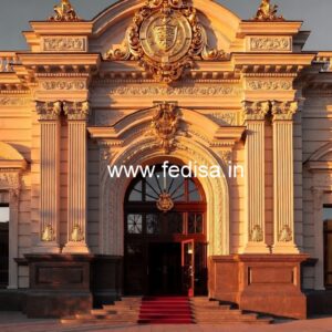 Luxury Hotel Facade with Modern Lighting No-5220