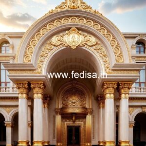 Luxury Hotel Entrance Elevation Design Ideas No-5223