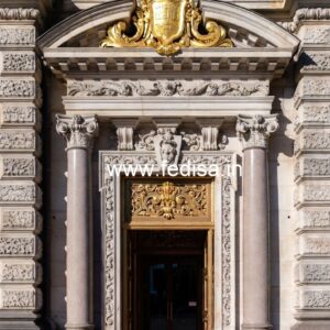 Modern Hotel Facade Design with Luxury Style No-5231