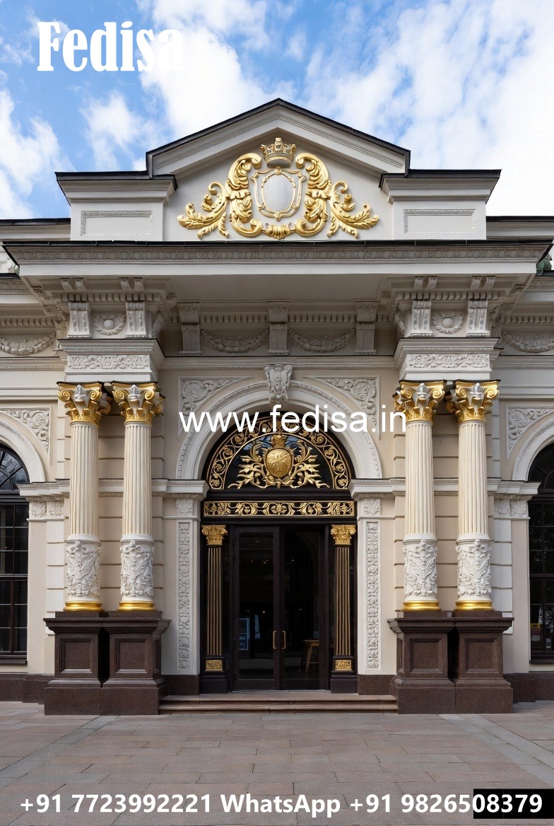 Luxury Hotel Front Elevation with Lighting No-5241