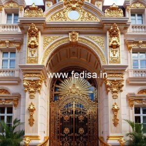 Luxury Hotel Exterior with Marble Finish No-5251