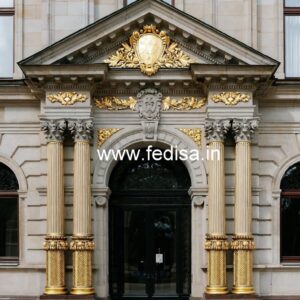 Luxury Hotel Elevation with Decorative Facade No-5267