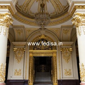 Luxury Hotel Elevation with Artistic Elements No-5304