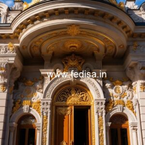 Luxury Hotel Exterior with Decorative Lighting No-5307