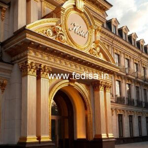 Modern Luxury Hotel Exterior with Balcony No-5319