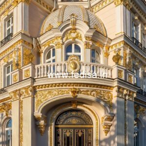 Luxury Hotel Exterior with Premium Lighting No-5326