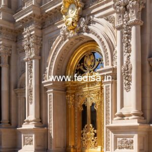 Luxury Hotel Elevation with Modern Architecture Style No-5328