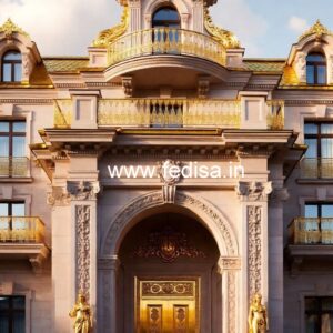Luxury Resort Front Elevation Design Trends No-5330