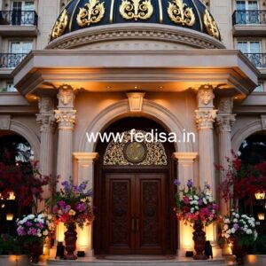 Luxury Hotel Front Exterior Design Inspiration No-5335