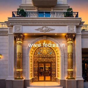Luxury Hotel Elevation with Modern Texture No-5346