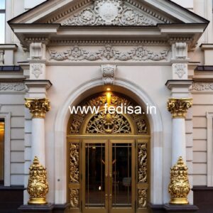 Luxury Hotel Facade Design with Artistic Lighting No-5355