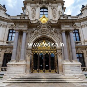 Luxury Hotel Front Design with Elegant Features No-5358