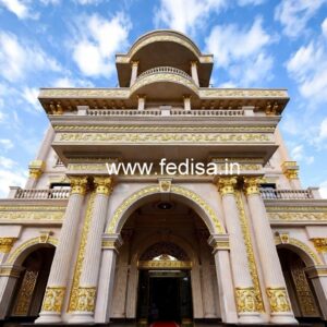 Modern Luxury Hotel Exterior with Stone Finish No-5362