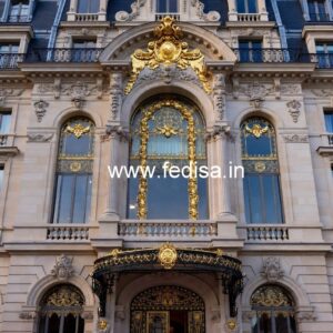 Elegant Luxury Hotel Front Facade Concepts No-5363