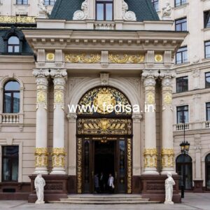 Modern Luxury Resort Front Elevation Design No-5372