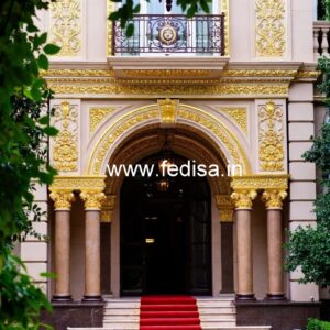 Luxury Hotel Exterior with Minimal Elegance No-5380