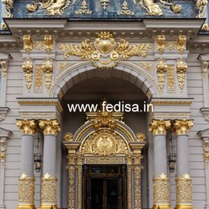 Luxury Hotel Elevation with Grand Entrance No-5389