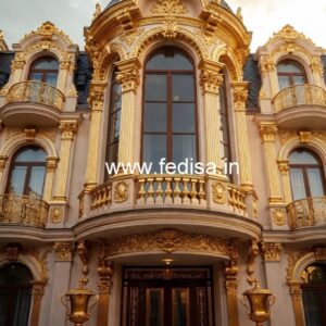 Luxury Hotel Exterior with Creative Architecture No-5394