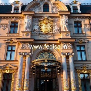 Modern Hotel Front Entrance Gate Design Concepts No-5412