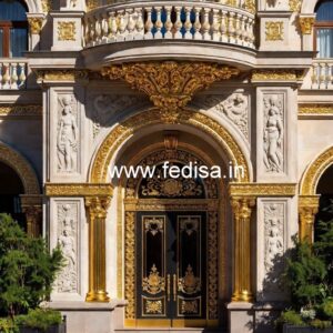 Elegant Resort Entrance Gate Design for Modern Hotels No-5432