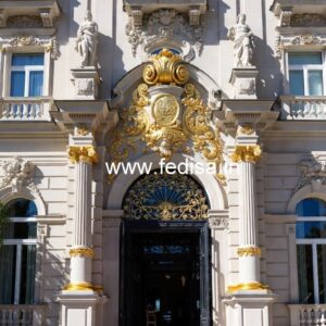 Modern Hotel Exterior Entrance Gate Inspiration No-5439