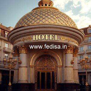 Resort Style Hotel Entrance Gate Design Ideas No-5444