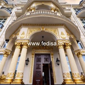 Hotel Exterior Gate Design with Premium Materials No-5447