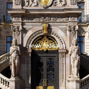 Hotel Entryway Gate Design for Premium Resorts No-5457