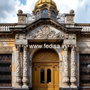Decorative Main Gate Design for Luxury Hotels No-5458