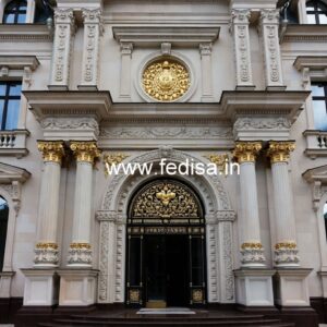 Grand Hotel Entrance Design with Elegant Gates No-5463