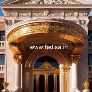 Modern Resort Entrance Gate Design for Luxury Stay No-5464