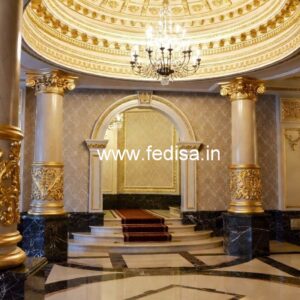 Hotel Entrance Gate Design with Stone Cladding No-5465