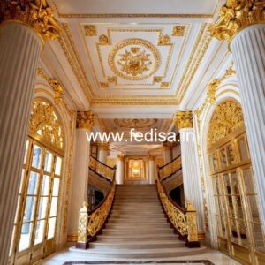 Resort Hotel Entrance Gate Design with Water Features No-5468