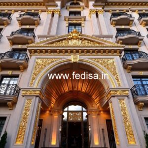Contemporary Hotel Gate Design for Elegant Exterior No-5469