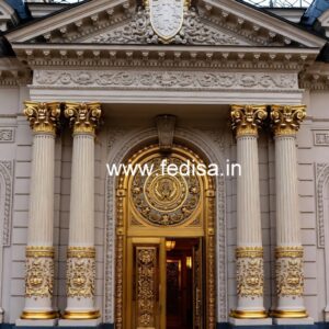 Hotel Entrance Gate Design with Modern Lighting Ideas No-5471