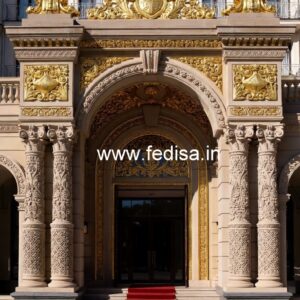 Contemporary Hotel Gate Design with Elegant Style No-5494