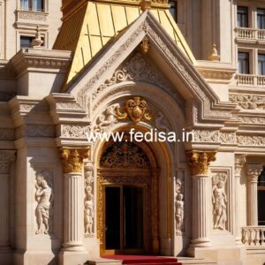 Premium Entrance Gate Design for Modern Resorts No-5496