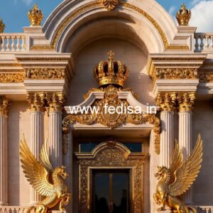 Elegant Hotel Front Gate Design with Modern Look No-5498